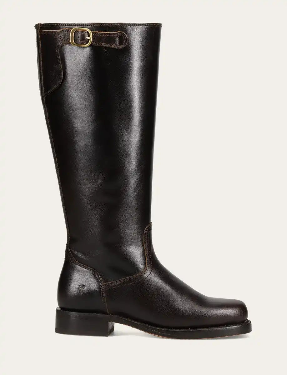 Campus Low Heel Tall Riding Wide Calf