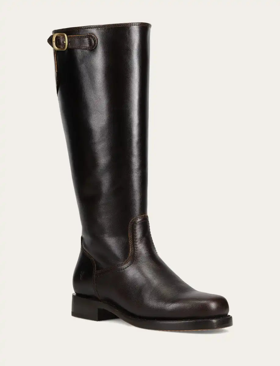 Campus Low Heel Tall Riding Wide Calf