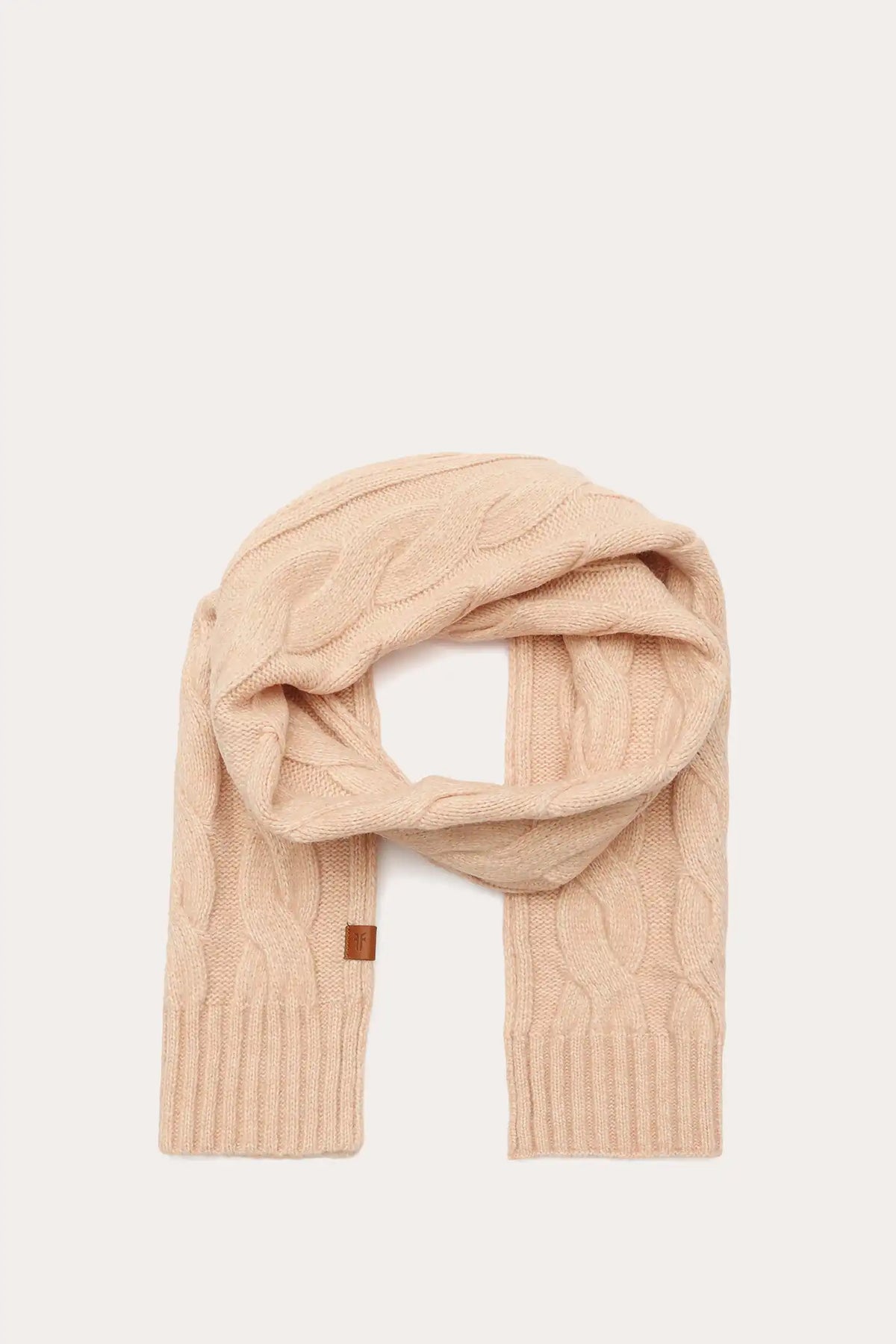 Wide Cable Scarf
