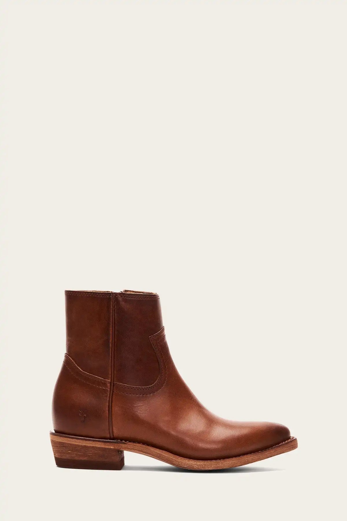 Billy Inside Zip Bootie - Caramel / 7.5 - Pre-Loved