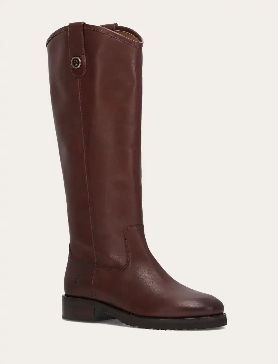 Melissa Lug Button Tall Wide Calf