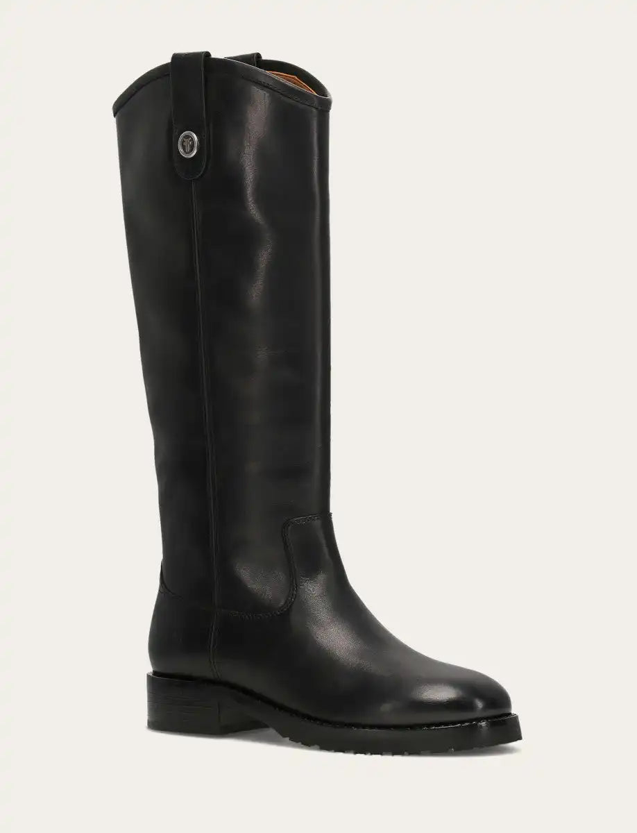 Melissa Lug Button Tall Wide Calf