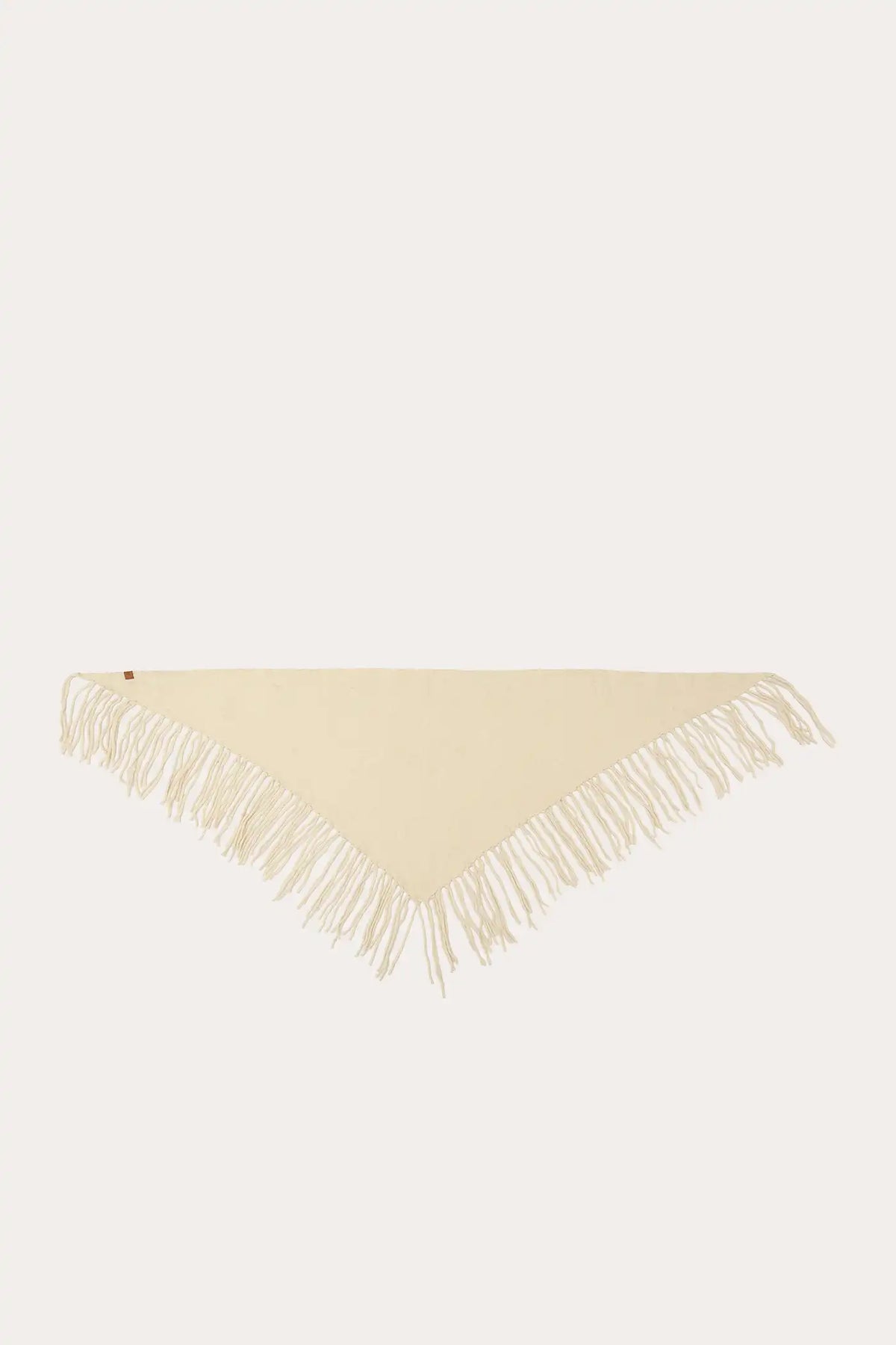 Long Fringe Triangle Scarf